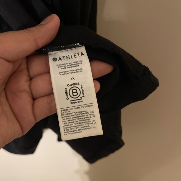Athleta Santorini Thera Dress in Black Size 1X - Picture 5 of 6